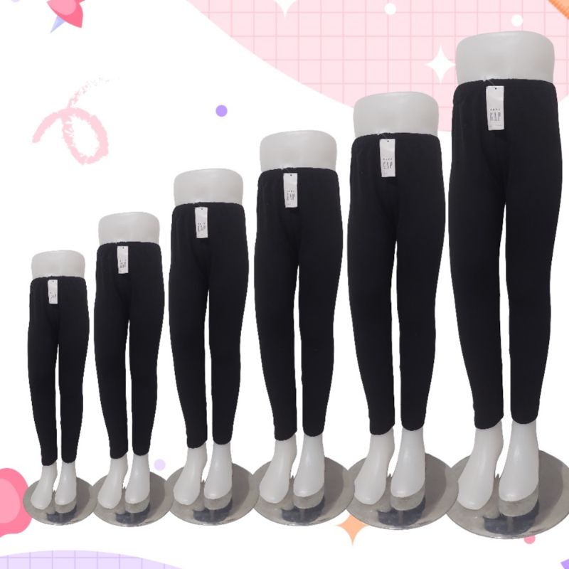 Termurah Legging Hitam Lengkap Semua Ukuran Anak dan Dewasa / Legging Hitam Polos Anak / Legging Hit