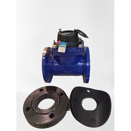 Water Meter 3&quot; DKI Oneset Flange + Karet