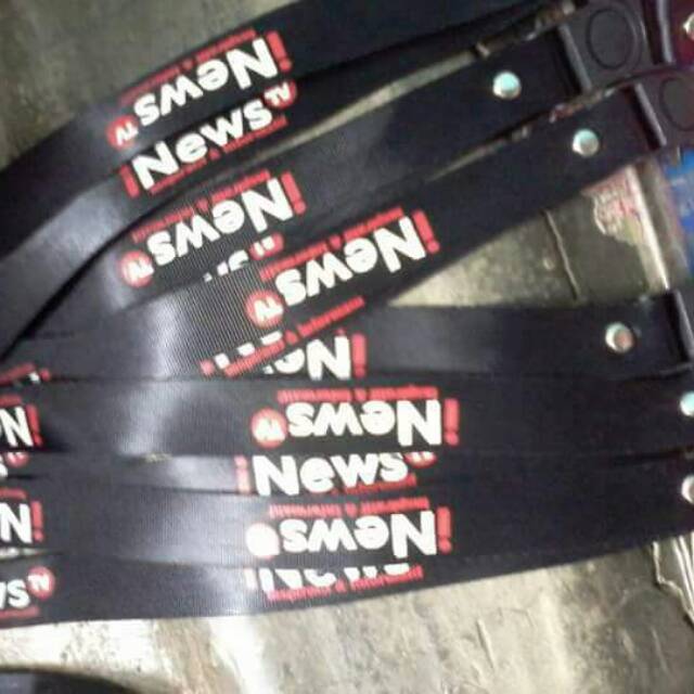 

Tali name tag 2warna 1sisi