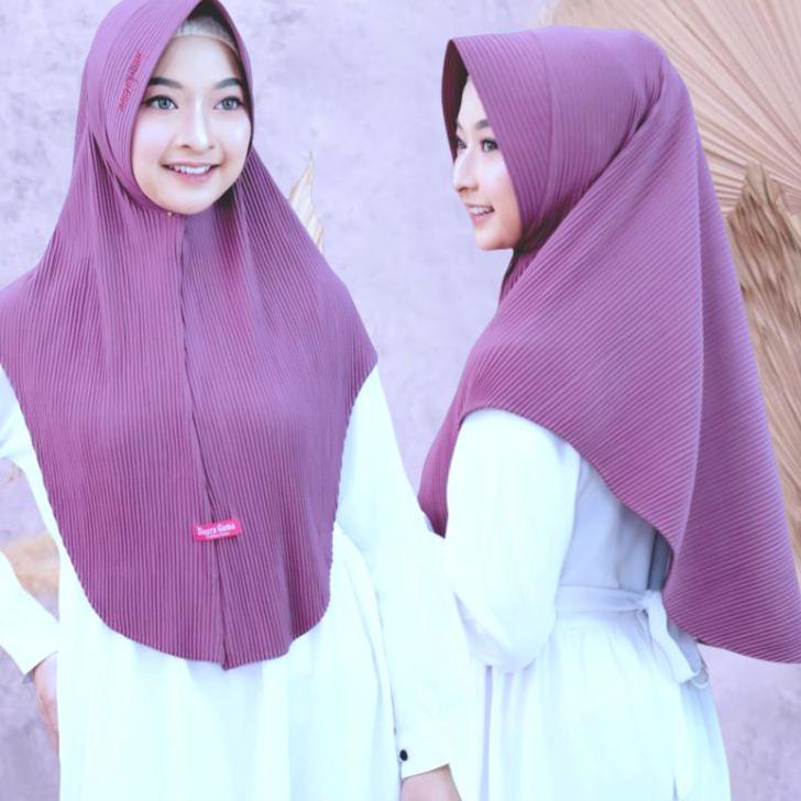 Special Price.. (COD) Hijab instant plisket jersey Zoya/Bergo ped plisket Daura Gama