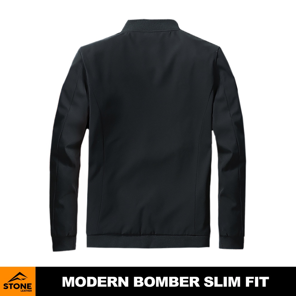 Jaket Pria Bomber Modern Slim Fit