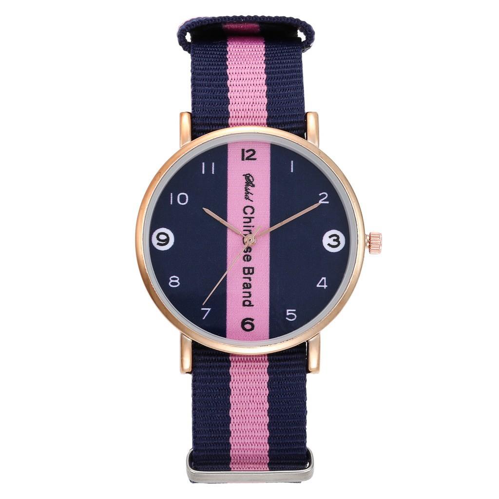 MJS 151 - Jam tangan wanita strap garis / jam terlaris