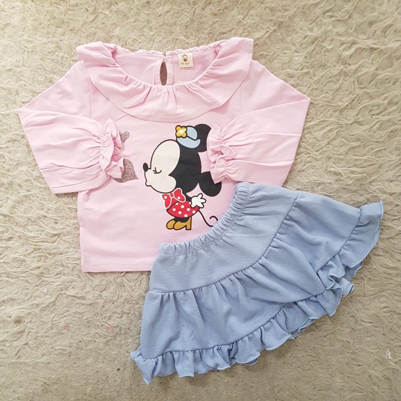 baju bayi Minnie Tsum2 Set