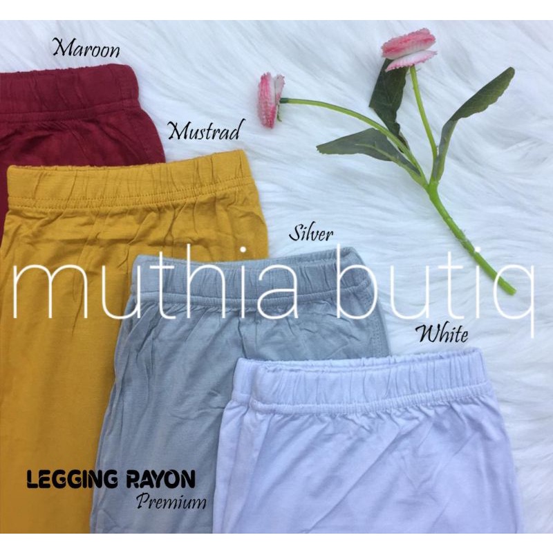 Celana Legging Anak Perempuan Umur 4 - 10 Thn, Bahan Kaos Rayon SUPER PREMIUM.