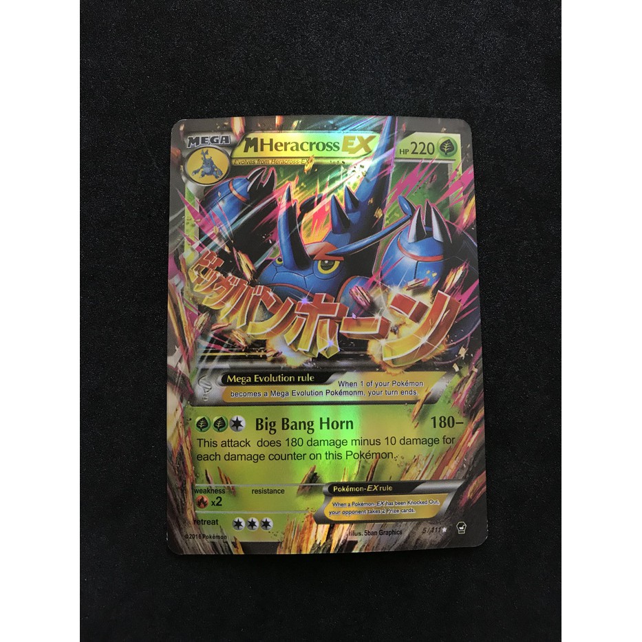 Kartu Pokemon TCG Mega Heracross EX (harga/kartu)