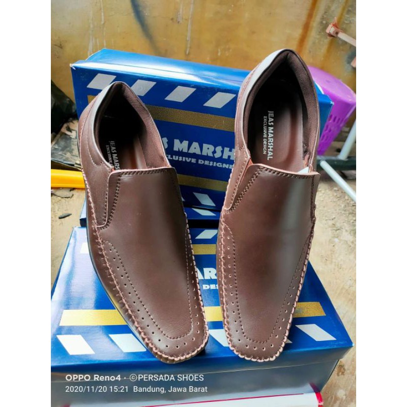 Sepatu Casual Kulit Pria Jeas Marshal Kr 101 ( Produksi Sendiri )