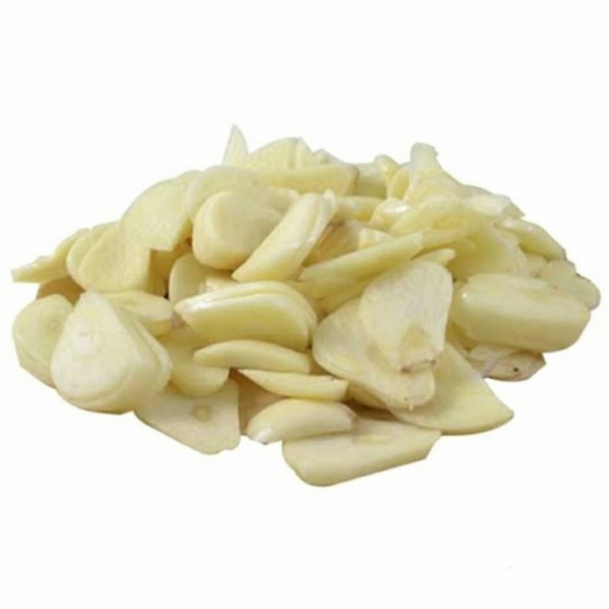 

bawang putih iris
