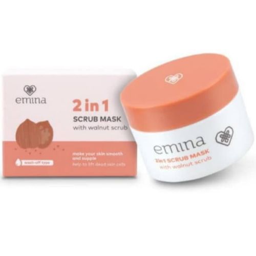 Emina 2 in 1 Scrub Mask 50ml