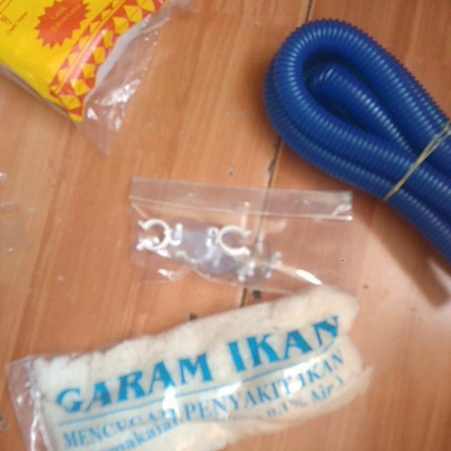 Dop pipa selang biru kaca aquarium cop karet | Shopee