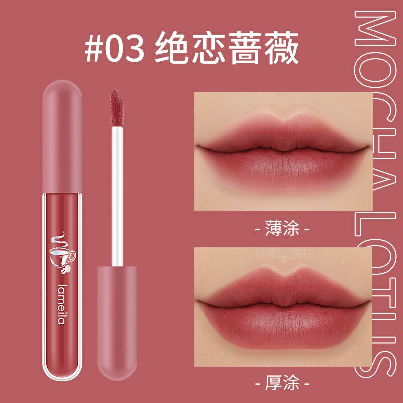 𝐌𝐀𝐓𝐓𝐄 𝐋𝐈𝐏𝐒𝐓𝐈𝐂𝐊 - Velvet Lip Glaze LIPSTIK Waterproof Tahan Lama dan Hasil Matte Anti air