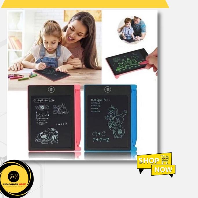 

케 Papan Tulis Gambar / Mainan Edukasi Belajar Sambil Bermain / LCD Drawing Writing 8.5 Baru