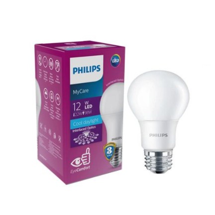 PHILIPS Lampu LED MyCare 12W Putih Bohlam LED Bulb My Care 12 Watt CDL