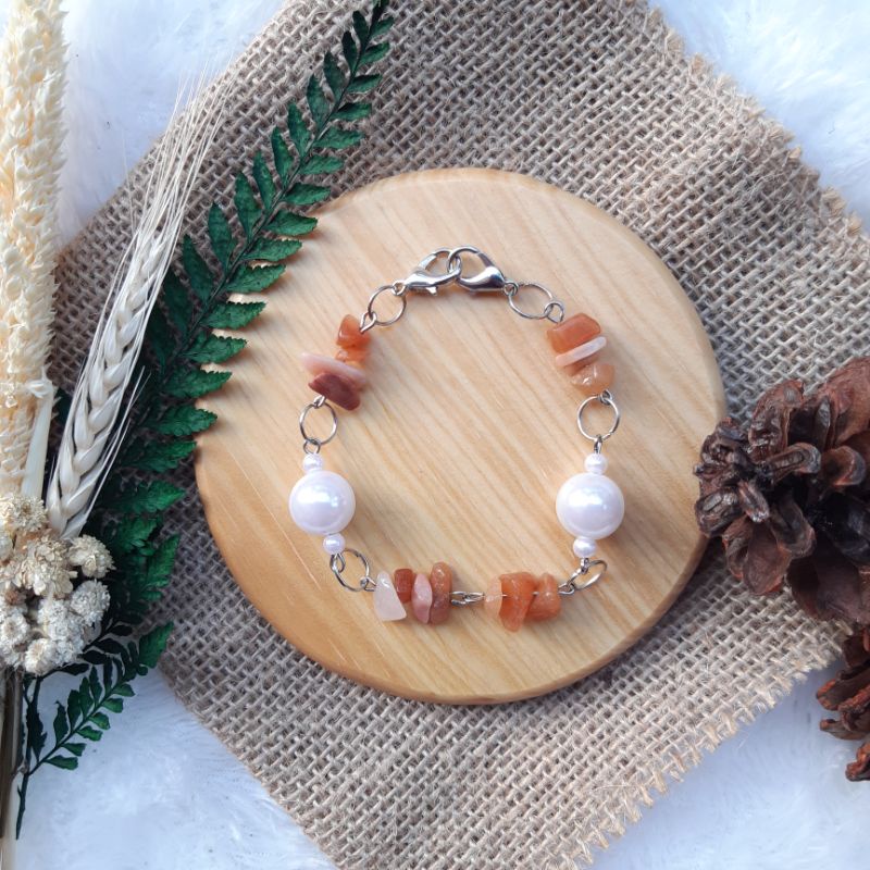 HANNA - Konektor Masker | Connector Masker Premium | Batu Alam | Pengait Masker Hijab | Earloop