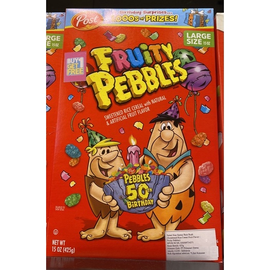 

Cereal Sereal Impor Fruity Pebbles Rasa Buah 425 Grams