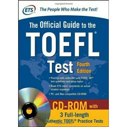 PROMO OFFICIAL GUIDE TO THE TOEFL TEST IBT WITH CD-ROM 4TH EDITION TERLARIS