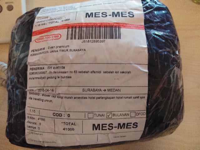 Shower Cap Spiral Murah Amenities Hotel Perlengkapan Hotel Rumah Sakit Spa Villa Travelling Umroh