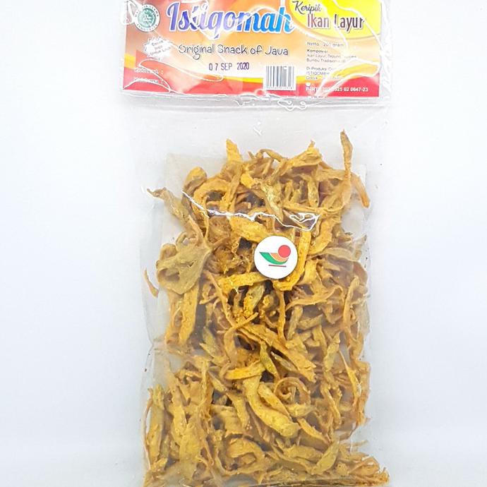 

Produk Terbaik] Istiqomah Keripik Ikan Layur 200Gr | Kripik Fish Chips Asli Khas Jadul