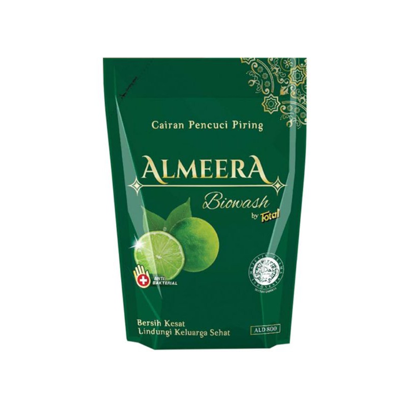 Total Pencuci Piring Almeera Biowash Anti Bacterial 800Ml
