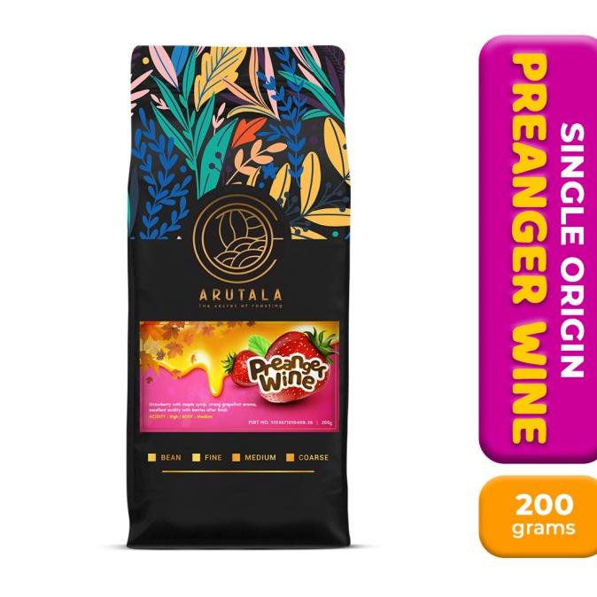 

[ COD ] ARUTALA Kopi Arabika Jawa Preanger Wine 200 gram