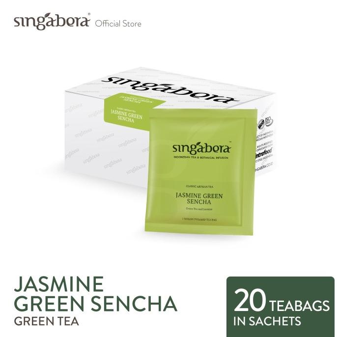 

[COD] Singabera Jasmine Green Sencha - Green Tea-4 box @ 20sachet [COD]