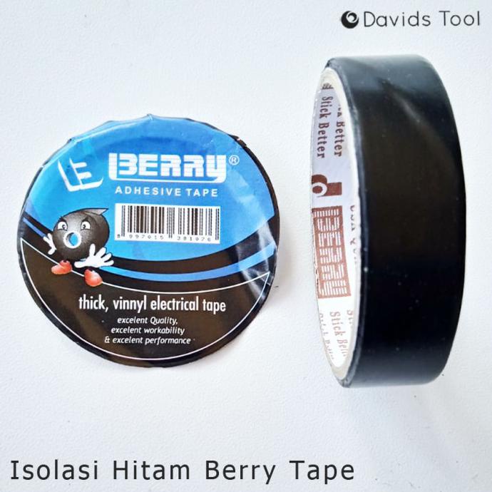 

Isolasi Listrik Solasi Solatip Hitam Berry Tape