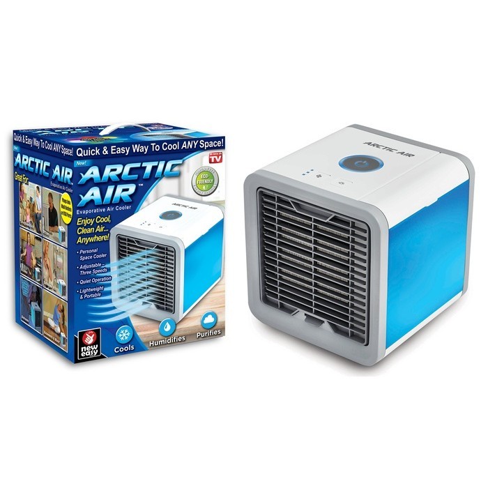 AC Mini Portable Arctic Ultra Air Cooler Power Fan USB Pendingin Ruangan Kipas Penyejuk Udara