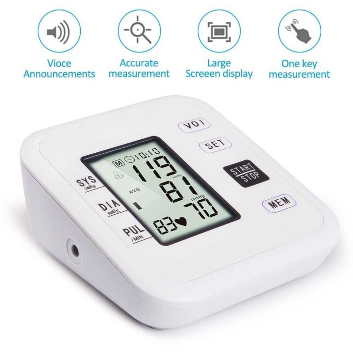 URIT Pengukur Tekanan Darah Tensimeter Blood Pressure - LZX-B1681