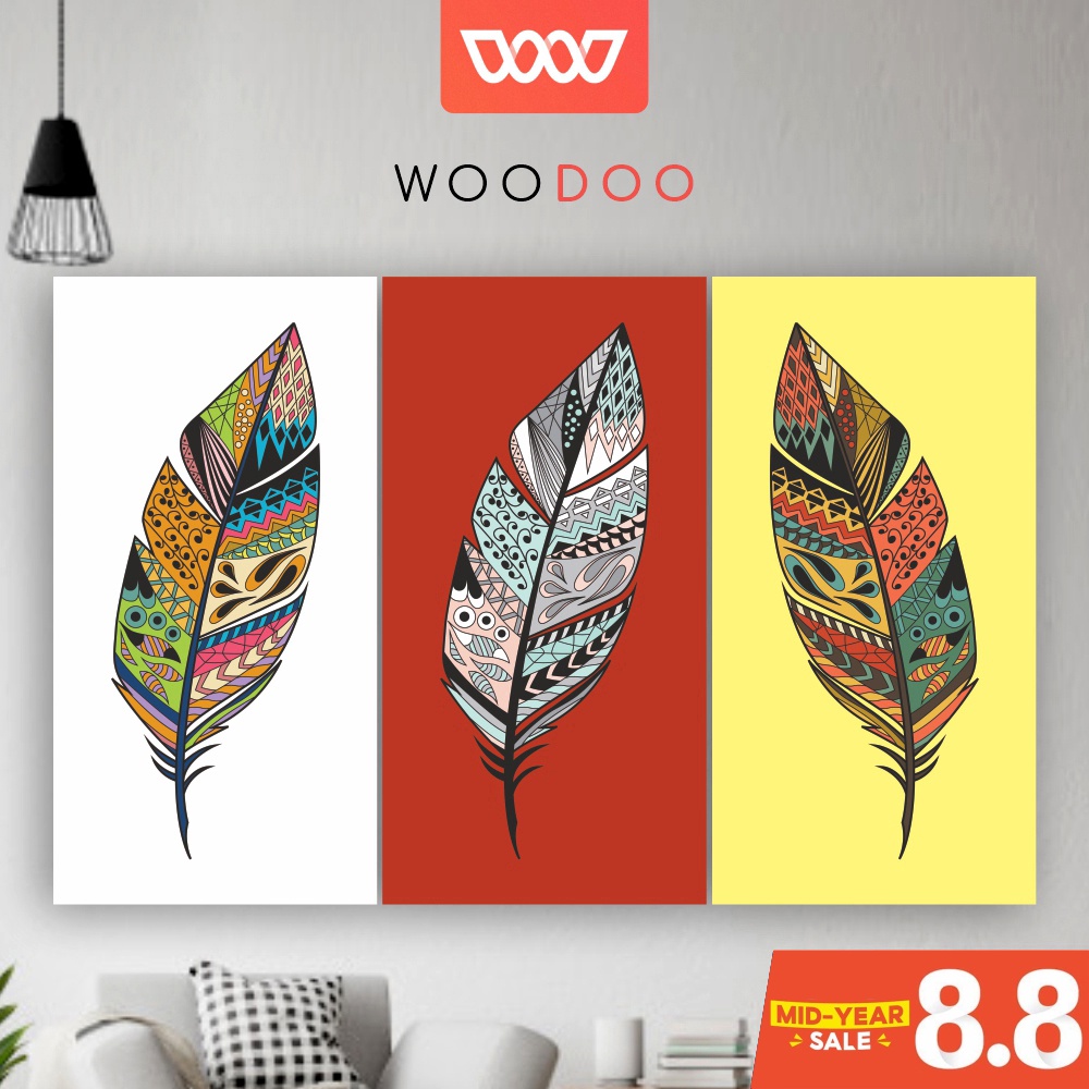 WOODOO - Hiasan Dinding Dekorasi Kamar Boho Wall Decor - Varian BH