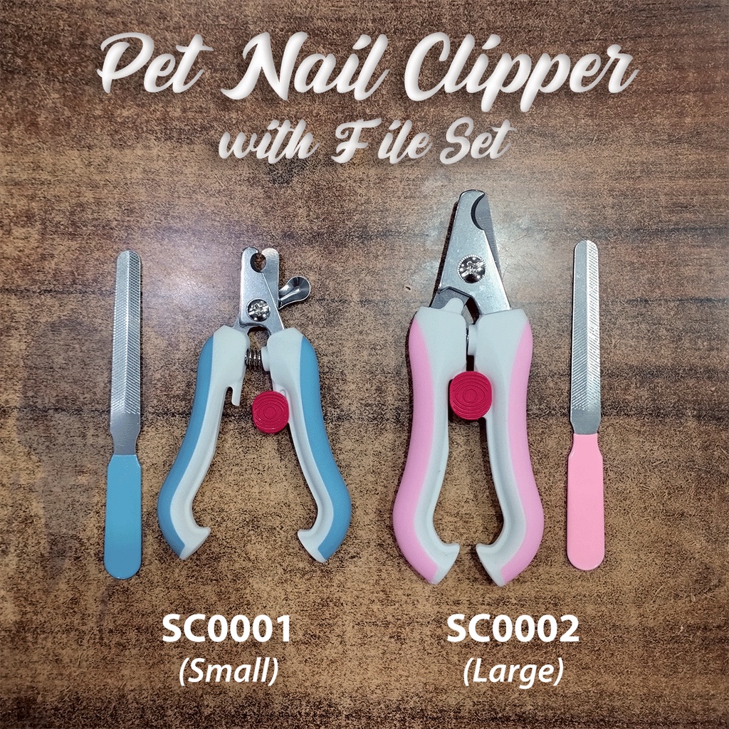 Pet Nail Clipper with File Set