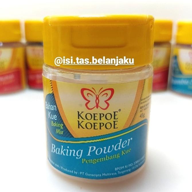 

baking powder koepoe 45gr - 35 gr TERPERCAYA Kode 837