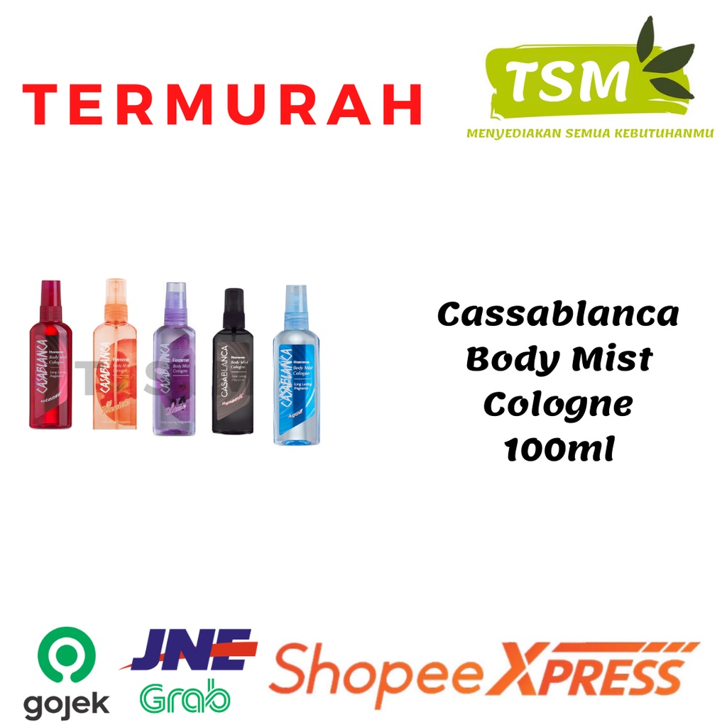 Cassablanca Body Mist Cologne 100ml