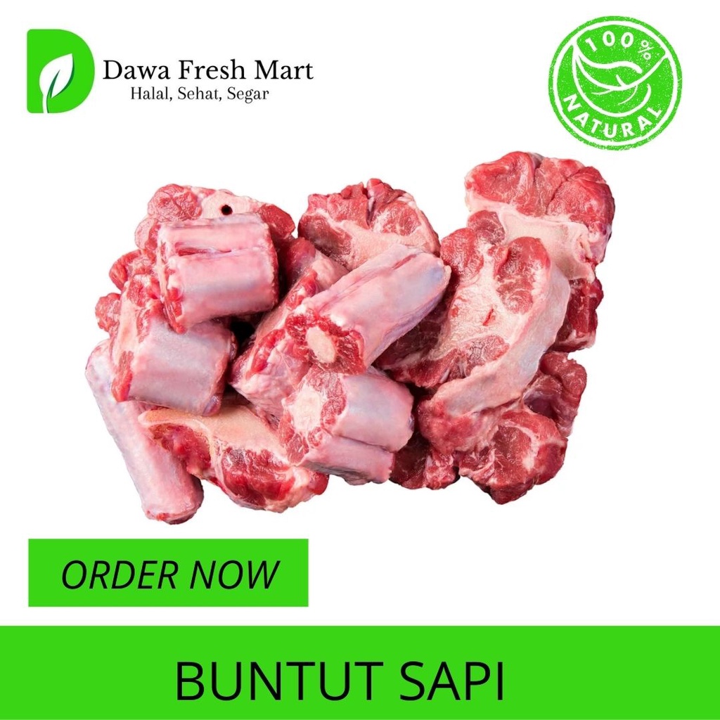 

Buntut Sapi Lokal Premium Dawa FreshMart 500 Gram | Bergaransi