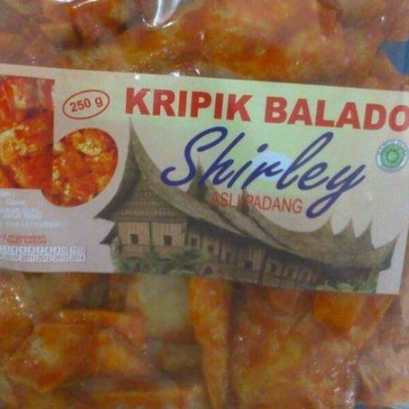 

TERLARIS!!! Keripik Balado Shirley asli Padang 250gr