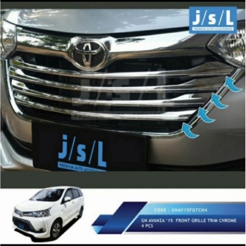 lis grill radiator untuk AVANZA XENIA 2014-2018