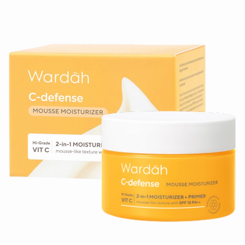 WARDAH C-Defense Series | C-Defense DD Cream | Creamy Wash | Serum | Fase Mist | Waterclay Mask