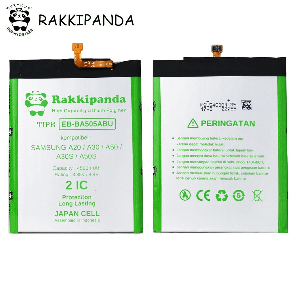 R/K- RakkiPanda - EB-BA505ABU Samsung A20 / A30 / A50 / A30S / A50S Batre Batrai Baterai