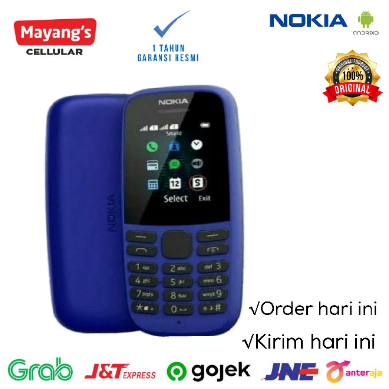 Nokia 105 (2019) HP NOKIA 105 JADUL DUAL SIM NEW garansi resmi nokia indonesia-3