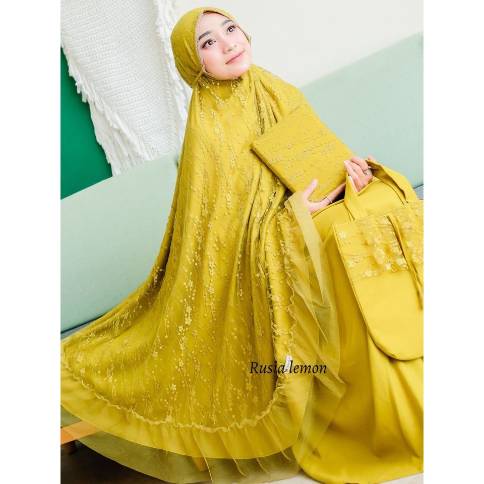 Mukena dalanova rusia terbaru, mukena rusia dalanova masa kini, mukena rusia dalanova original, Muke