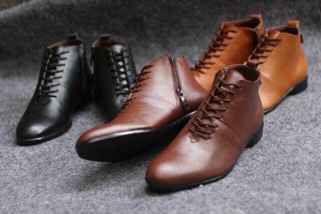 SEPATU FORMAL TINGGI SEPATU DINAS KULIT SEPATU KANTOR CEVANY WOSSLET ORIGINAL