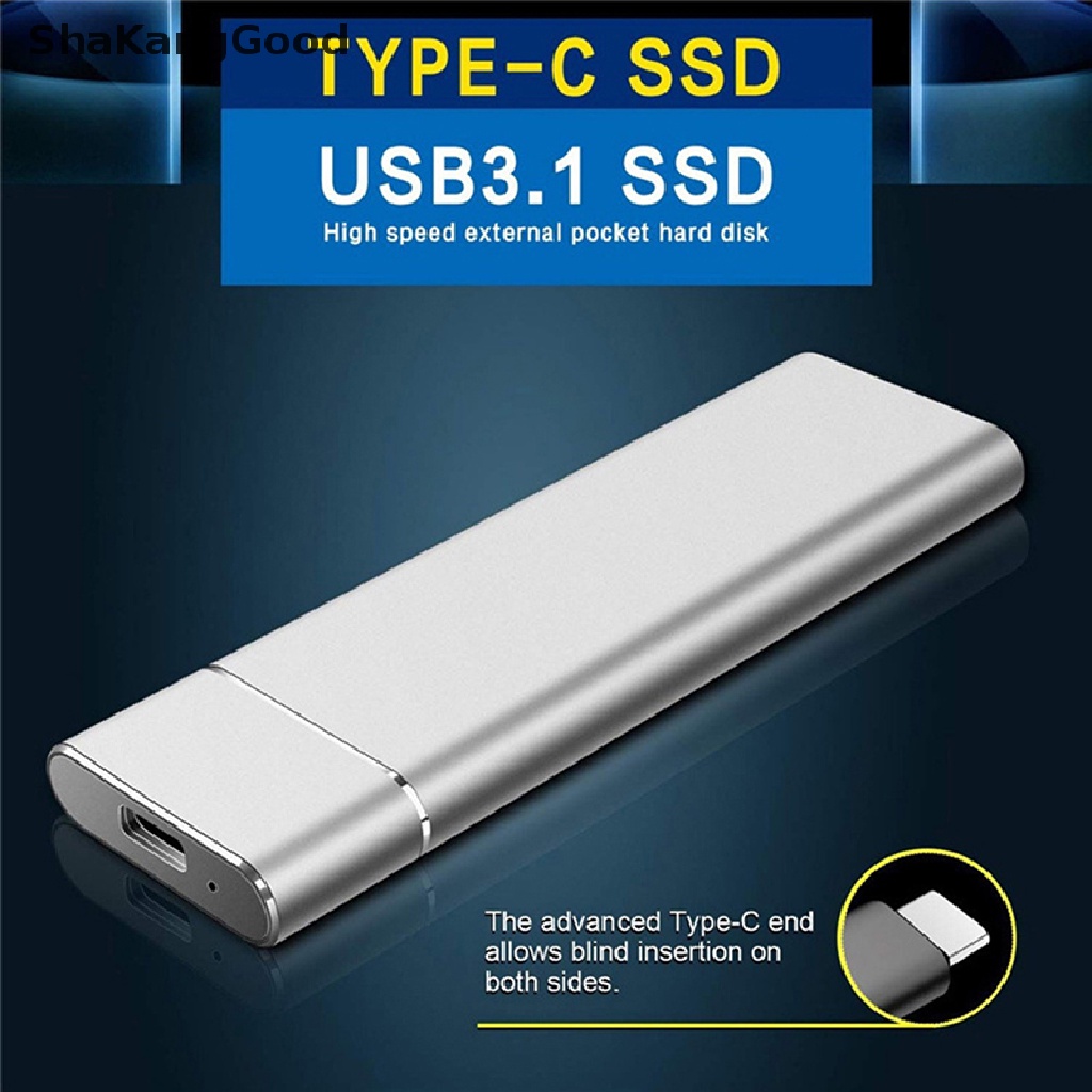 Skid Hardisk Eksternal SSD 1TB 2TB 500GB 4TB USB 3.1