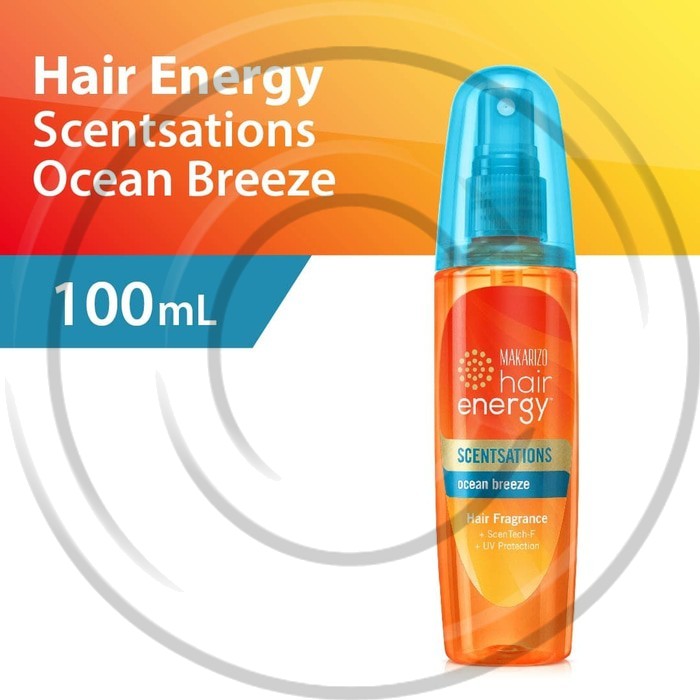 Makarizo Hair Energy Scentsations Hair Fragrance Ocean Breeze 100 mL Parfum Rambut / Minyak Wangi CO