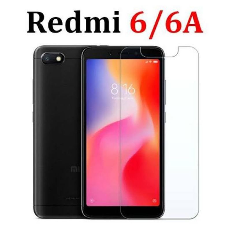 EGY- TG REDMI 6/6A Tempered Glass Xiaomi Redmi 6 Pelindung Layar Tg Redmi 6A Tg Transparant