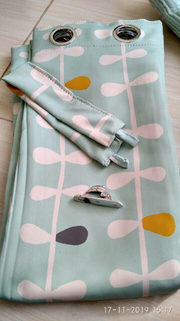 Gorden Blackout Blazer Pita Jendela Pintu Ukuran L100 X 200 12 Semokring (6 Gelembung) Murah