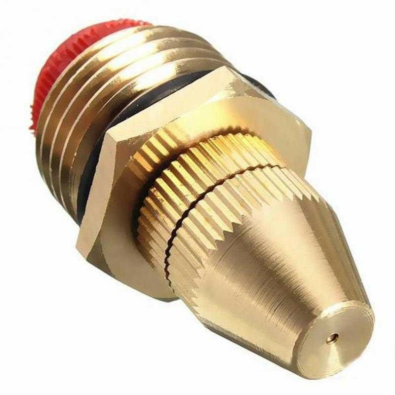 Water Mist Sprinkler Irigasi Penyiram Nozzle Brass 1/2 Inch 1PCs