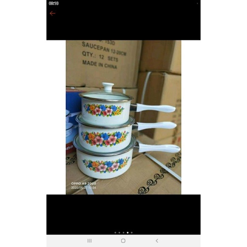 Panci set 3 pcs Reoona gagang