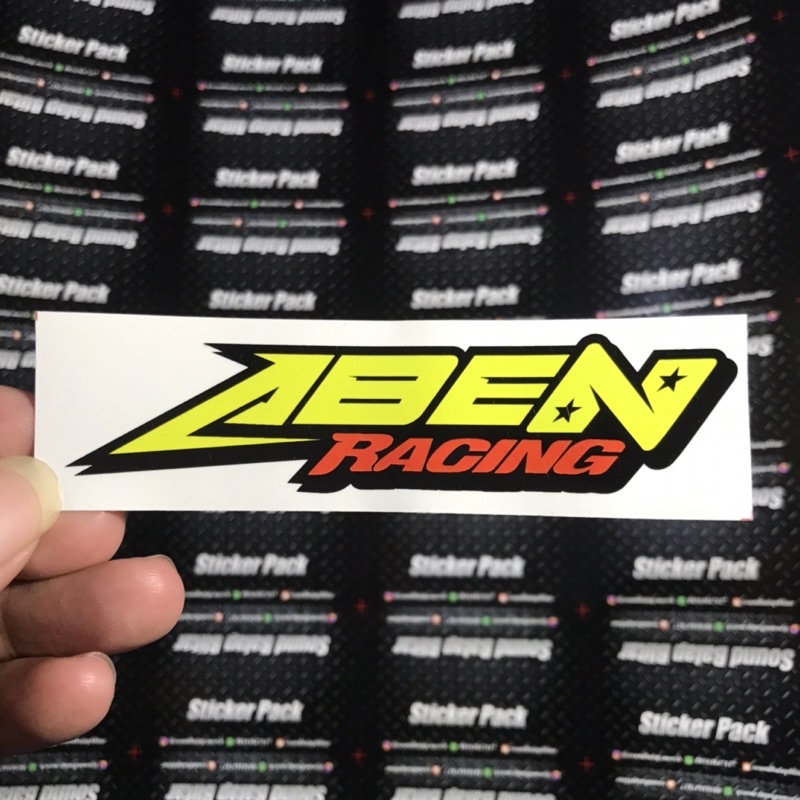 Stiker Motor Racing Bengkel Balap - MJKM Barbara Aben