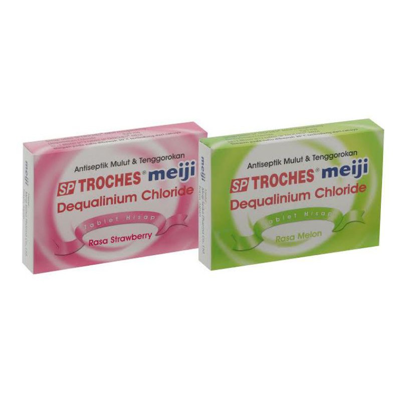SP Troches Meiji obat sakit tengorokan anak