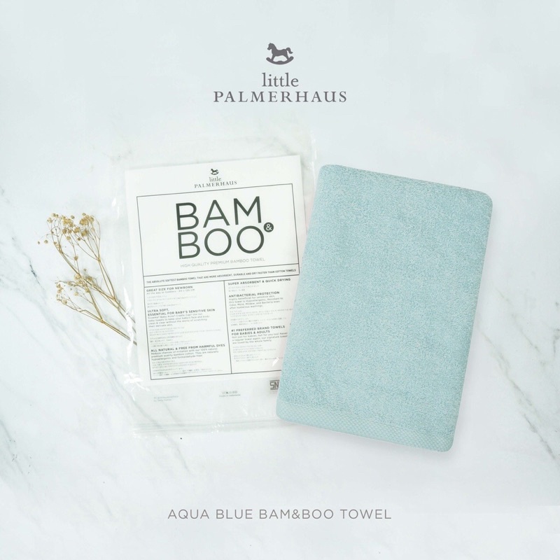 DINOANDBUNNY - Little Palmerhaus Bamboo Towel - Handuk Bayi Bam&amp;boo - Handuk Anak