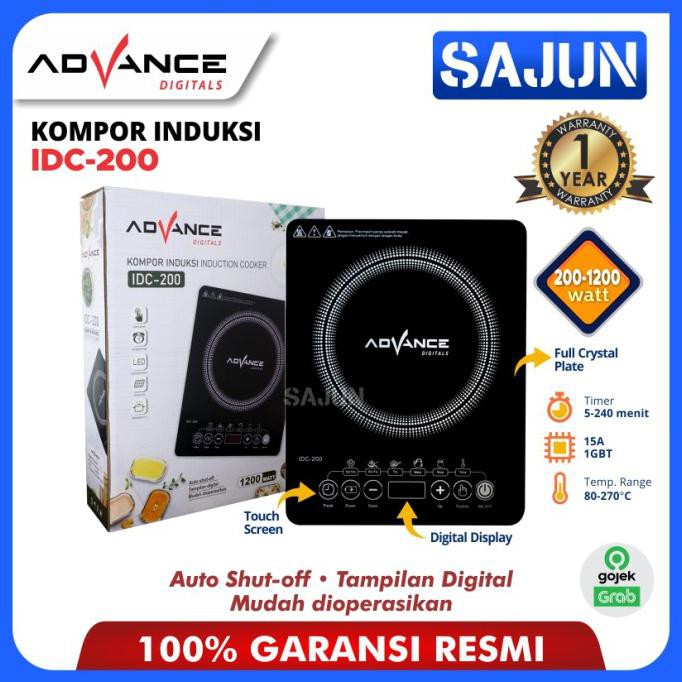 Advance Induction Cooker IDC200 Kompor Induksi TouchscreenIDC-200