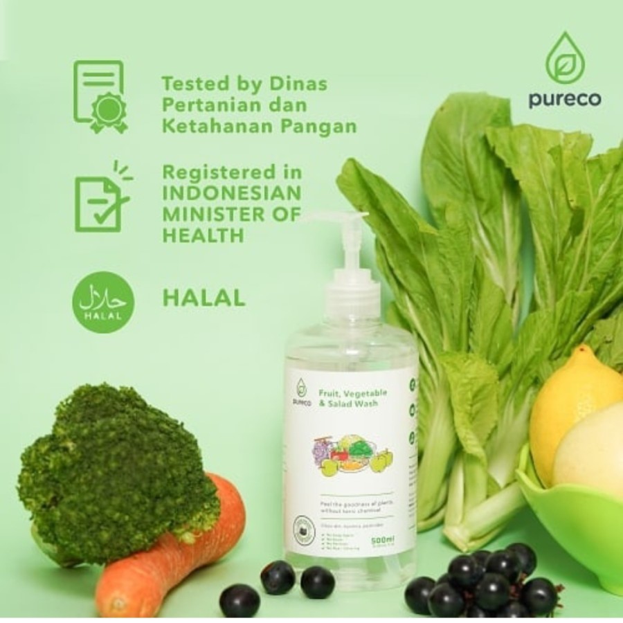 Pureco Fruit, Vegetable &amp; Salad Wash